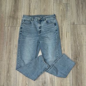 american eagle mom straight jeans